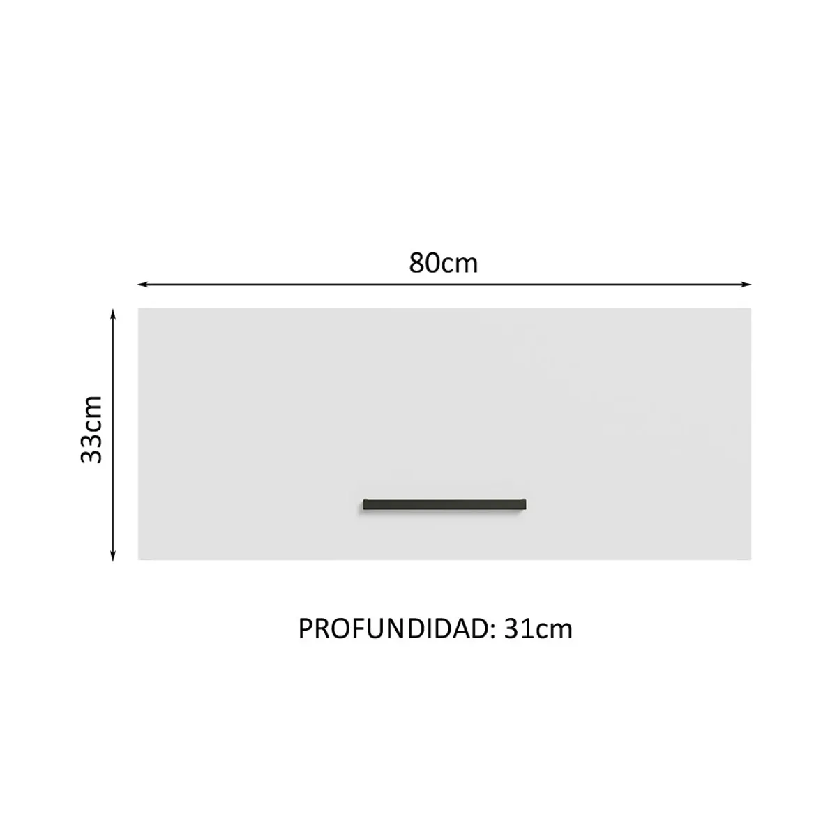 MADESA - Gabinete Superior de Almacenamiento para Garaje Multiuso 80 cm