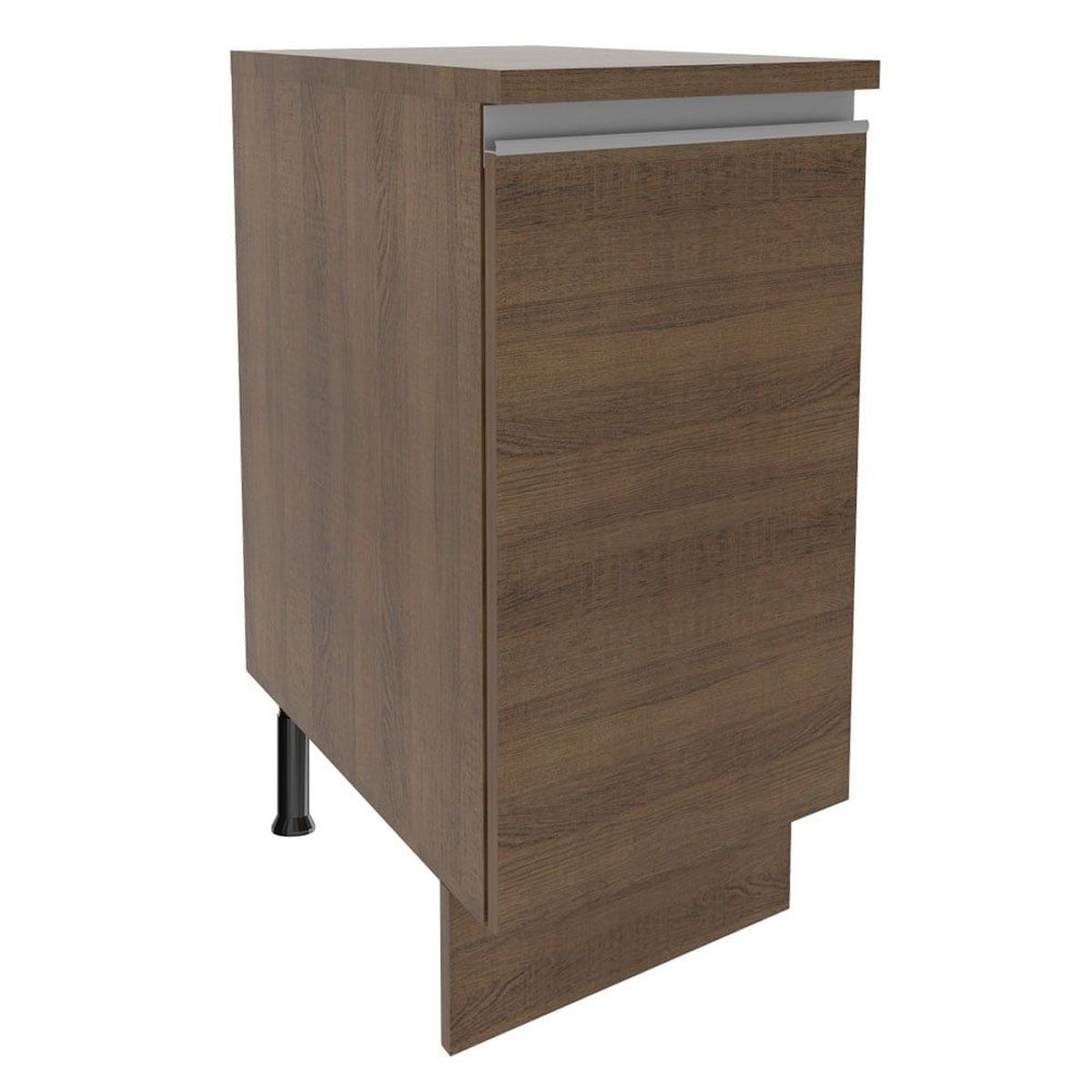 MADESA - Mueble de Cocina Bajo Glamy 35 cm 1 Puerta Marrón