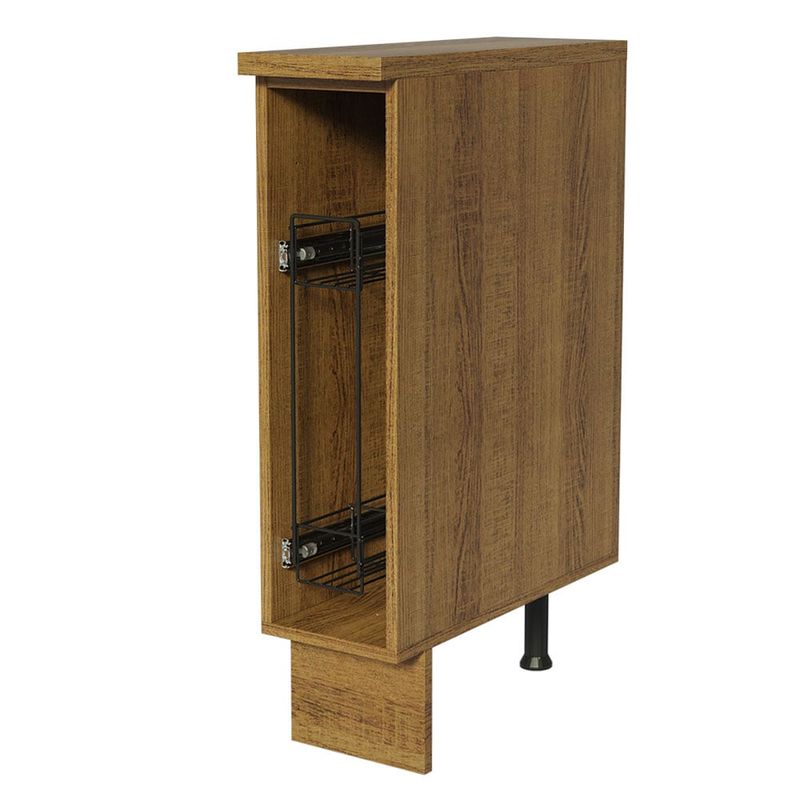 MADESA - Mueble de Cocina Bajo Portacondimentos Glamy, Agata y Stella 20 cm