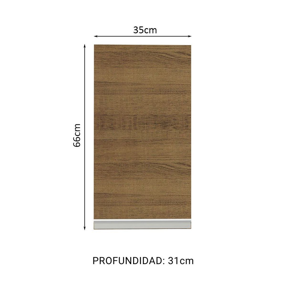 MADESA - Mueble de Cocina Superior Glamy 35 cm 1 Puerta