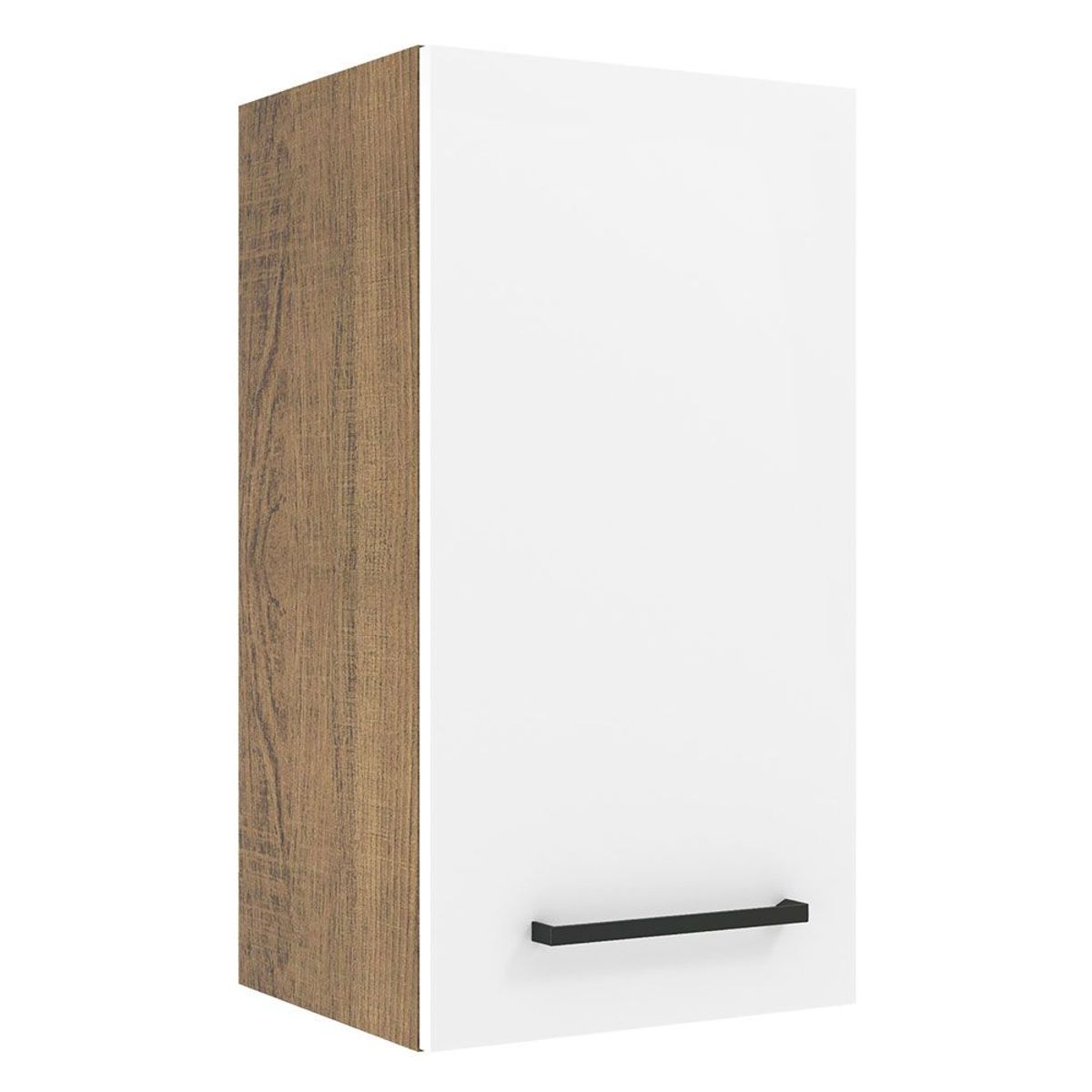 MADESA - Mueble de Cocina Superior Agata 35 cm 1 Puerta Marrón/Blanco