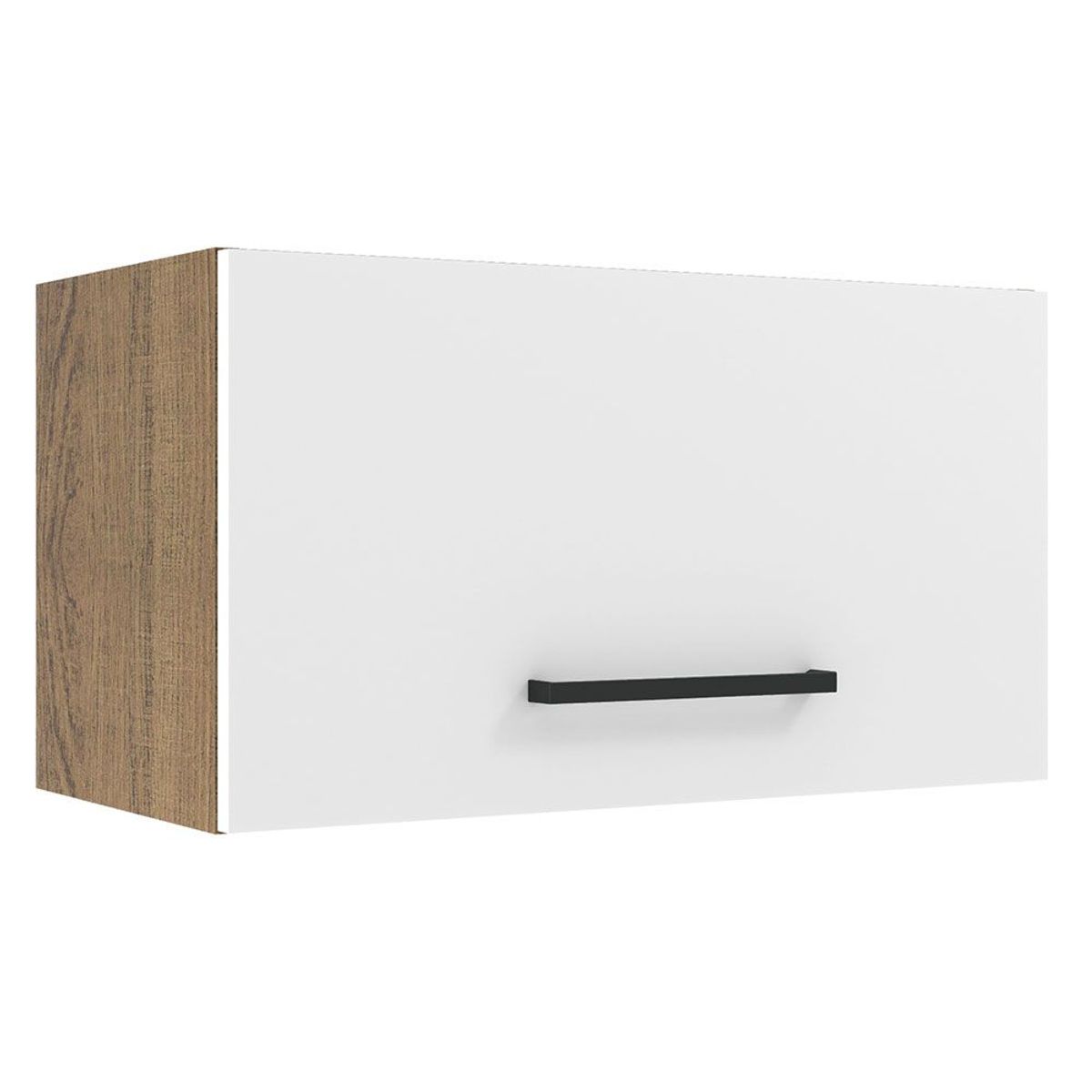 MADESA - Mueble de Cocina Superior Agata 60 cm 1 Puerta Abatible Marrón/Blanco