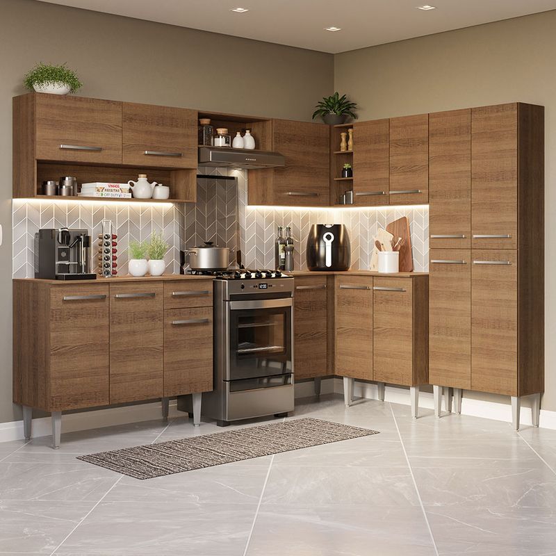 MADESA - Cocina Integral de Esquina Emilly 4.20 m 02