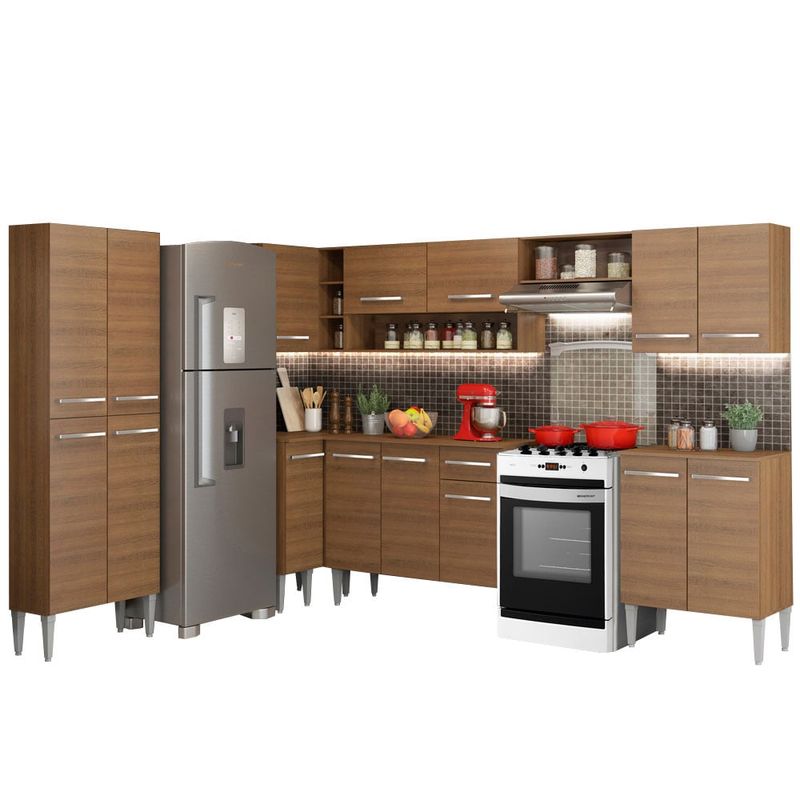 MADESA - Cocina Integral de Esquina Emilly Moon 4.80 m