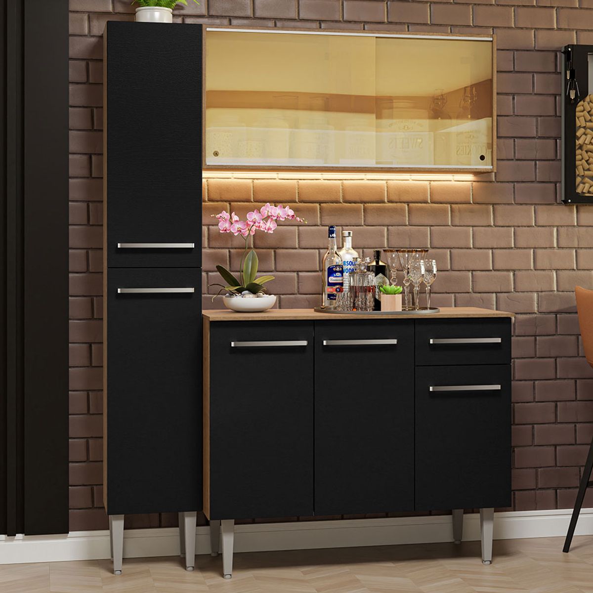 MADESA - Cocina Integral Emilly 1.40 Metros 06