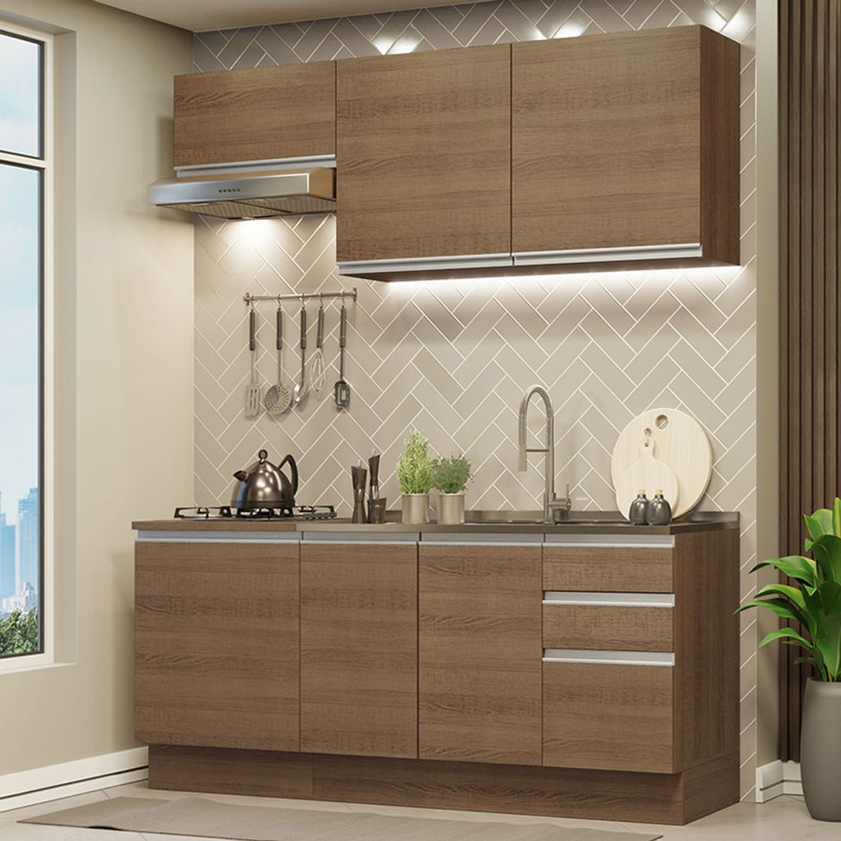 MADESA - Cocina Integral Glamy 1.80 Metros 07