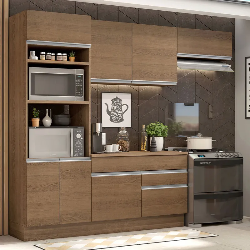 MADESA - Cocina Integral Glamy 2.70 m con Encimera 14