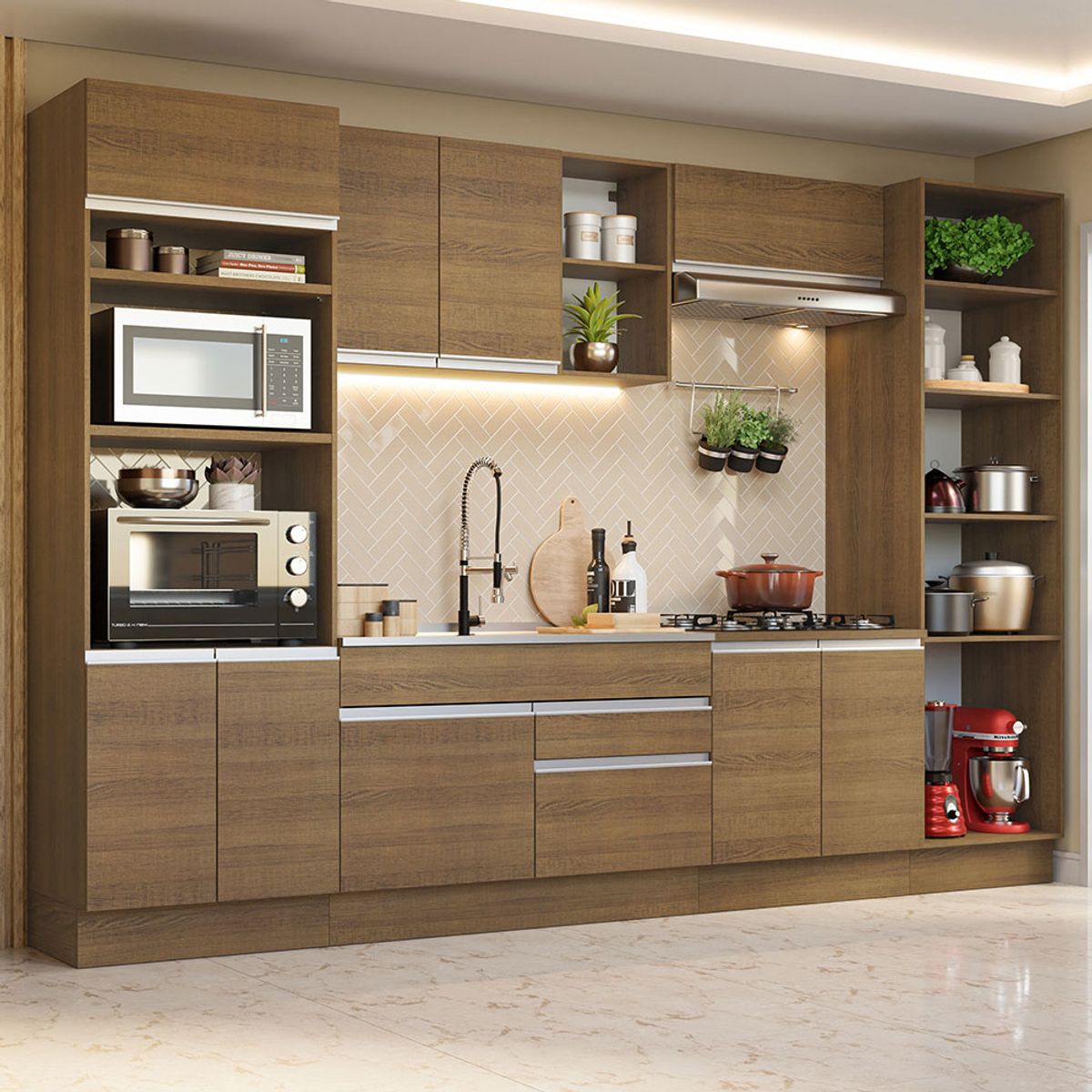 MADESA - Cocina Integral Glamy 3.30 Metros