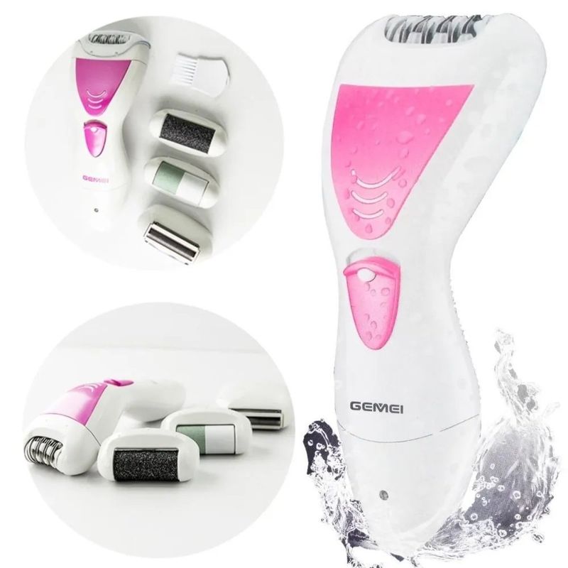 GEMEI GEEMY - Depiladora Geemy 4 En 1 Gm7006 Color Blanco_.