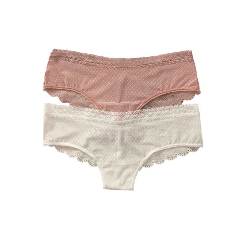 LEONISA - Leonisa Paquete x 2 Panties Cacheteros en Encaje y Tul