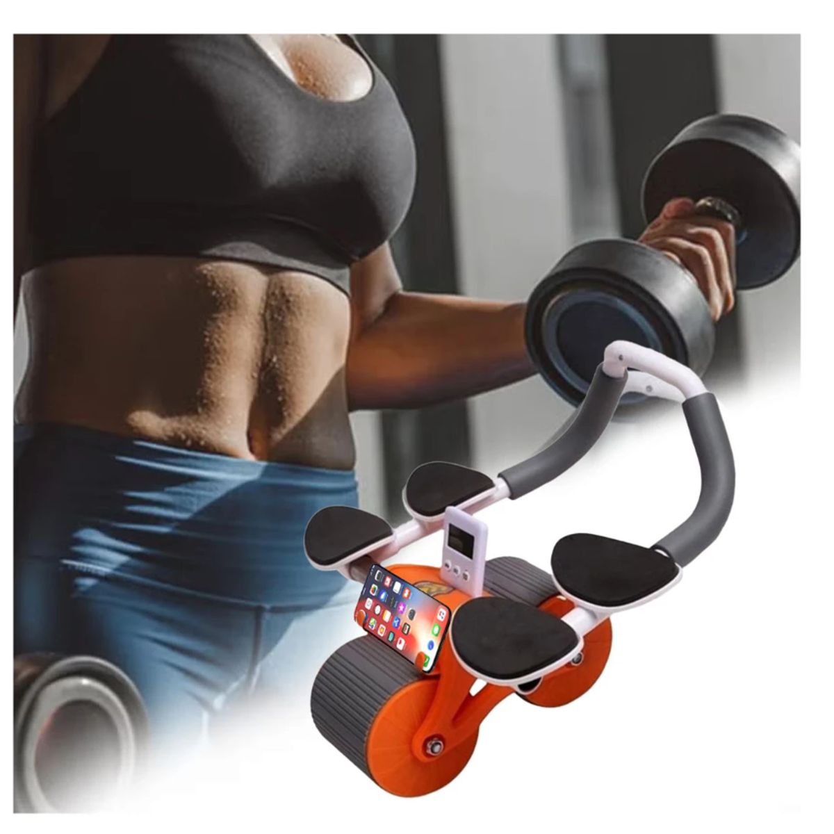 SHEN HUANG - Rueda De Rebote Automático Para El Abdomen