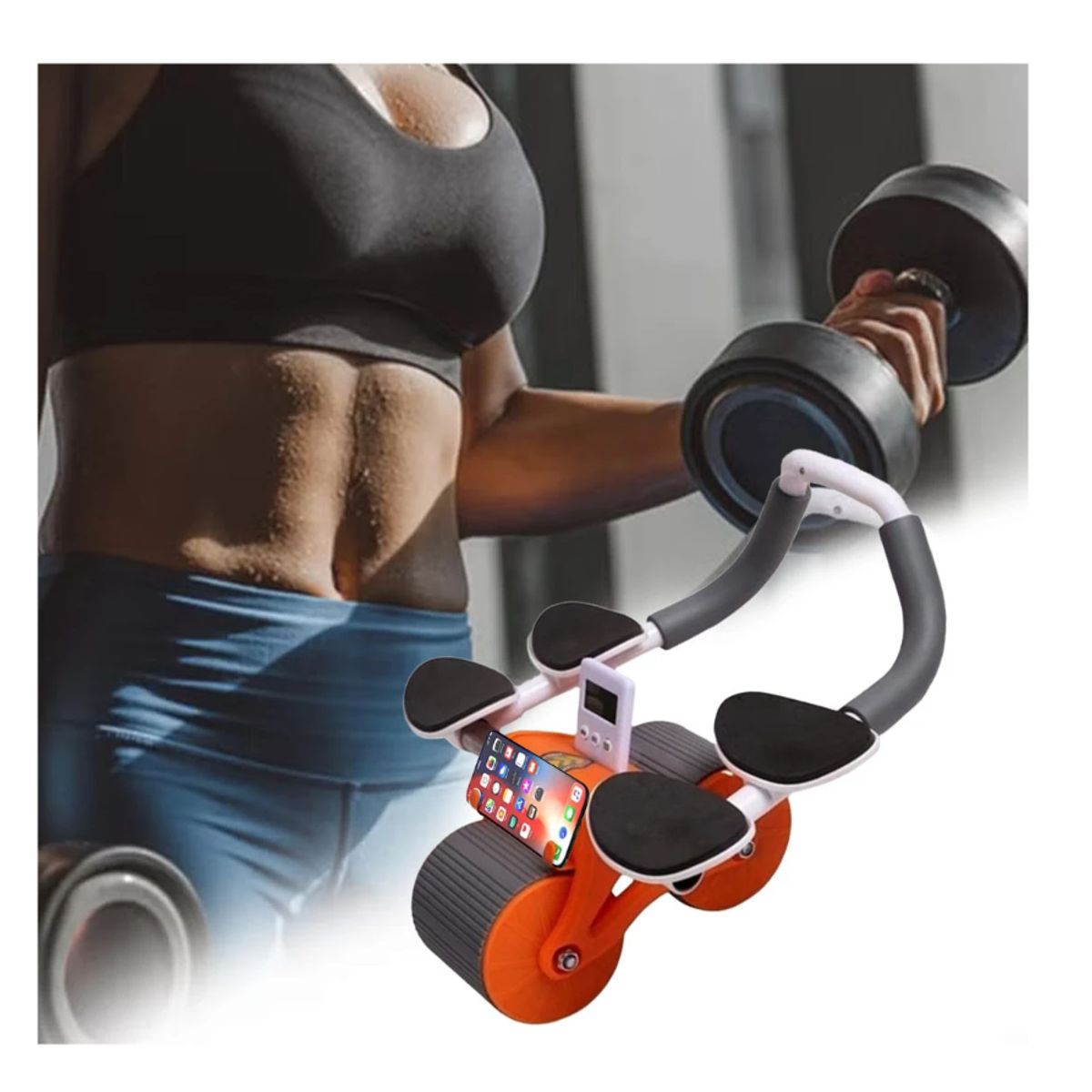 SHEN HUANG - Rueda De Rebote Automático Para El Abdomen