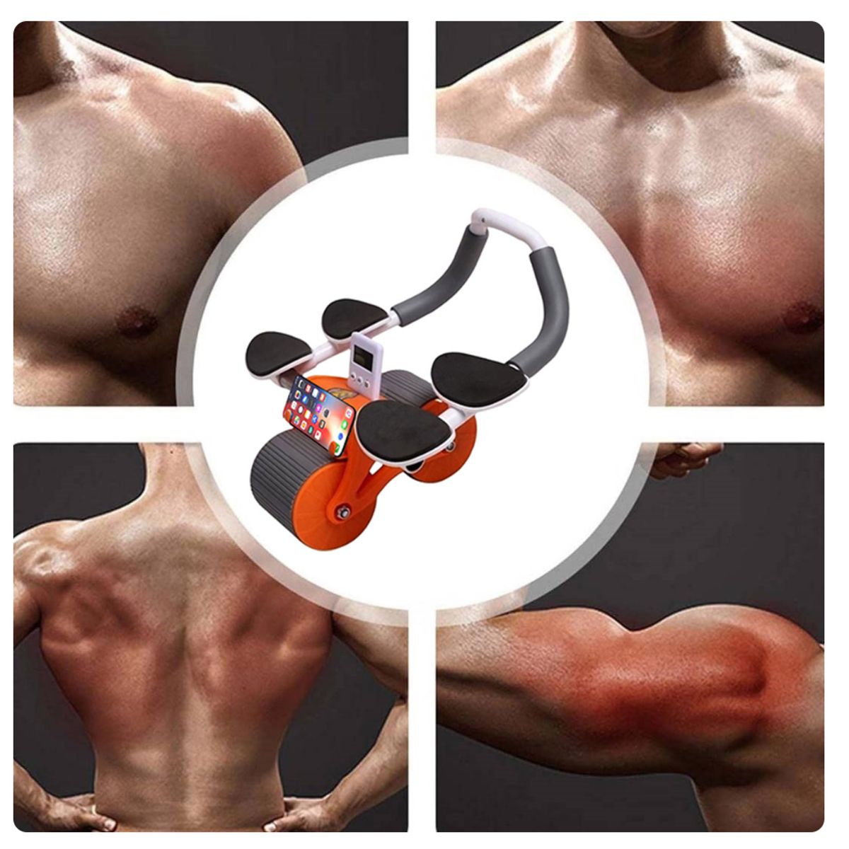 SHEN HUANG - Rueda De Rebote Automático Para El Abdomen