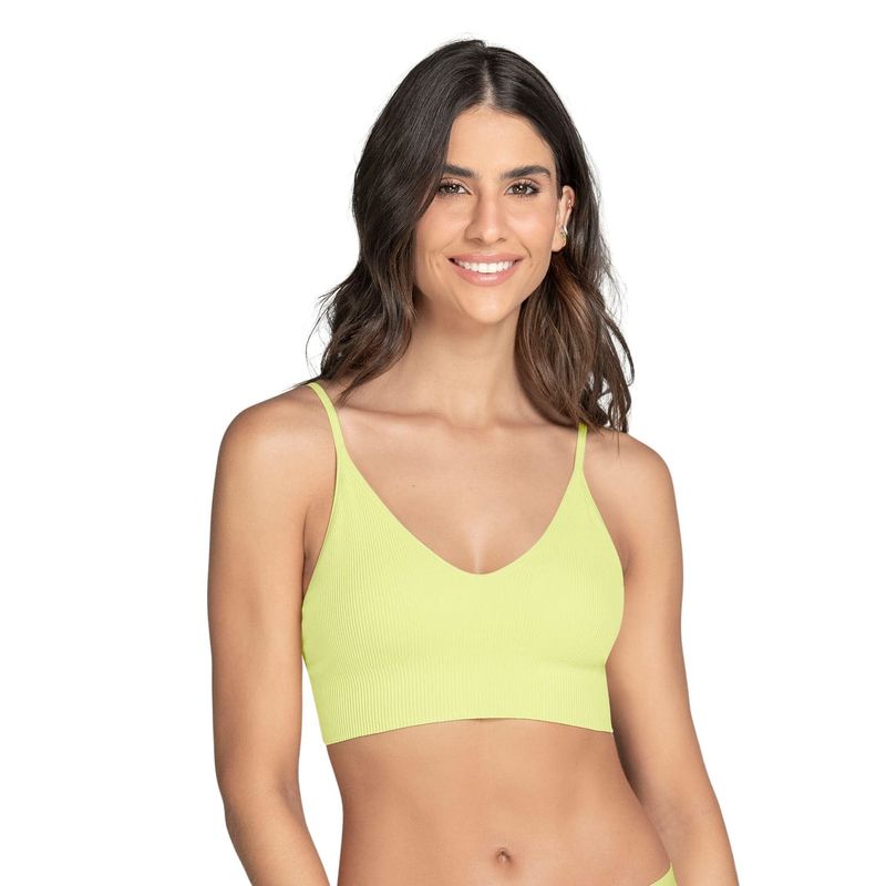 LEONISA - Leonisa Top en tecnología seamless textura acanalada Natural Comfort