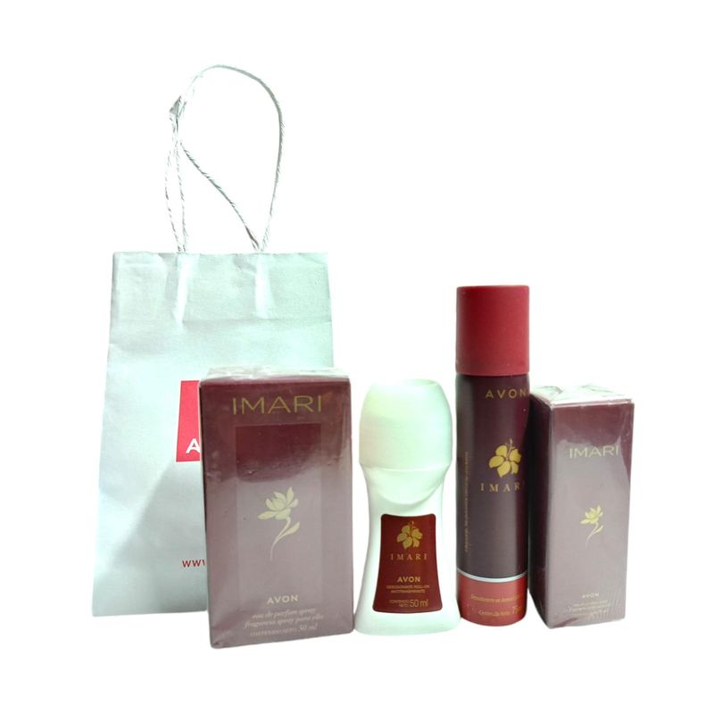 AVON - Set Perfume imari + desodorante + mini + desodorante corporal
