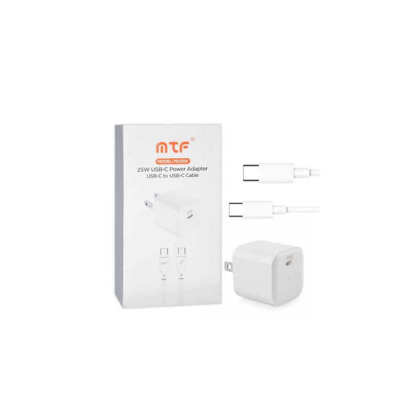 MTF - cargador carga rápida PD 25W  PD.IPH
