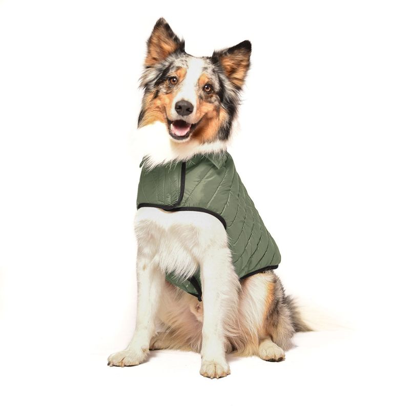 VIPETS - Chaleco para Perro y Gato S Verde Militar