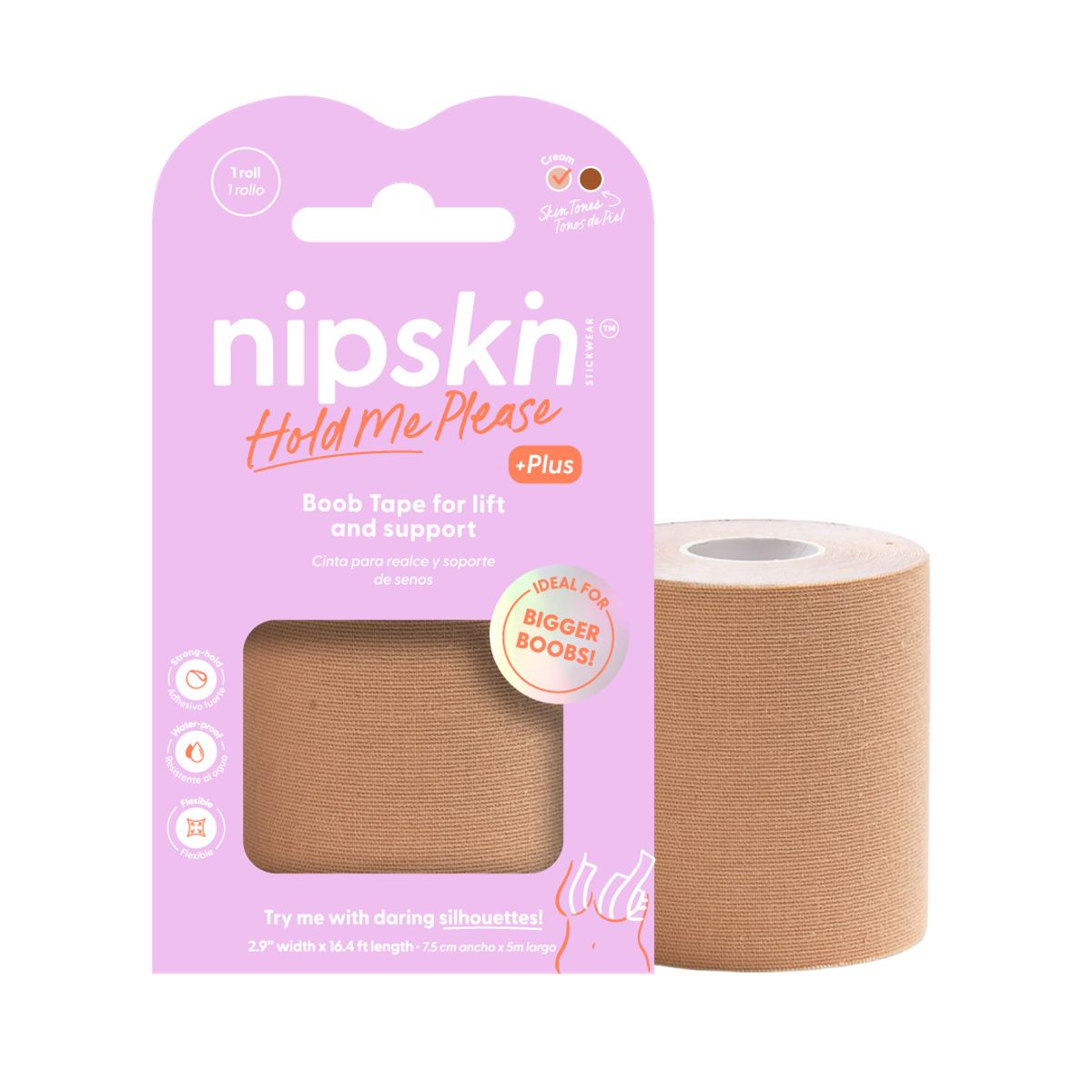 NIPSKIN - Cinta de realce talla PLUS- Boob Tape PLUS