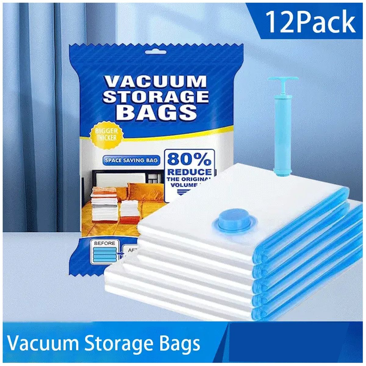 ONE PIXEL - Bolsas De Almacenamiento Al Vacio 12 Bolsas One Pixel