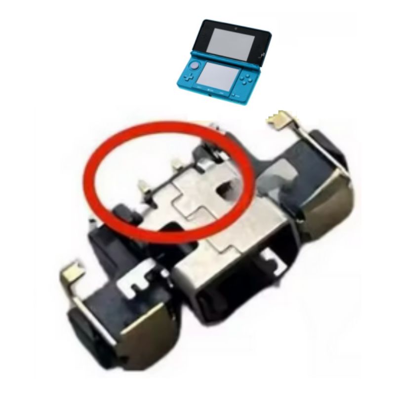 GENERICO - Puerto de Carga Slot Compatible con Nintendo 3DS XL Old.