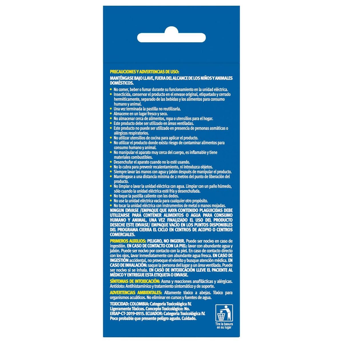 SC JOHNSON - Raid repelente pastillas insectos voladores 24 repuestos, 38g