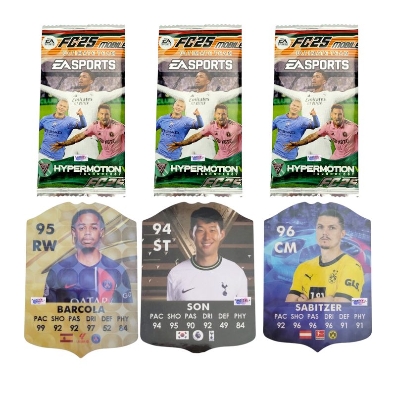 GENERICO - 150 Cartas Fútbol FC25 Mobile Ultimate Team Coleccionables