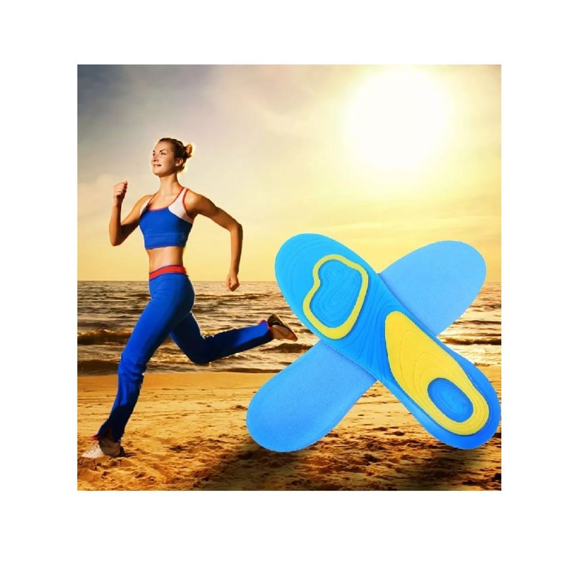 GENERICO - Plantillas Gel Activo Ortopedicas Comodidad Pies Zapatos