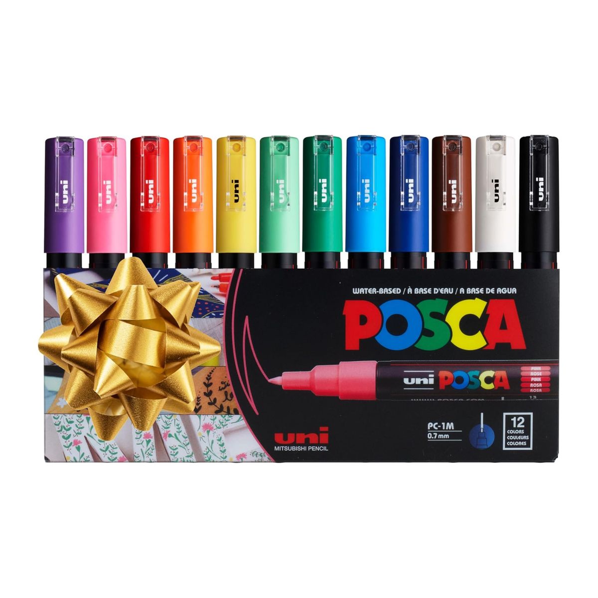 POSCA - Uni-posca Marcadores De Pintura 12 Unid - Punta Extra Fina