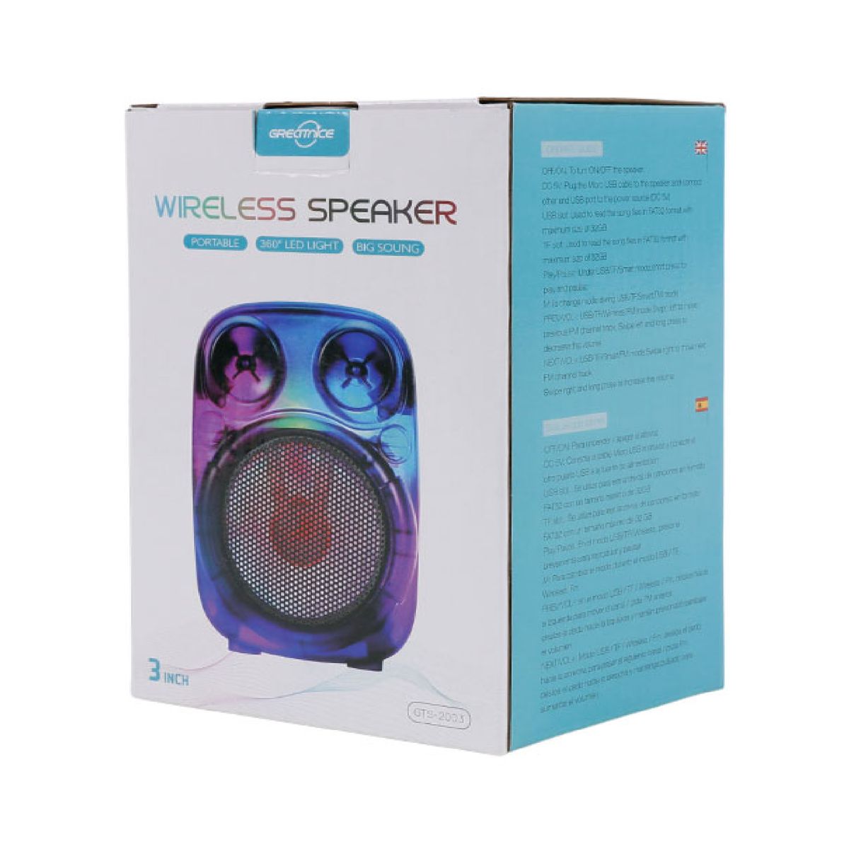 GENERICO - BOCINA BLUETOOTH  3