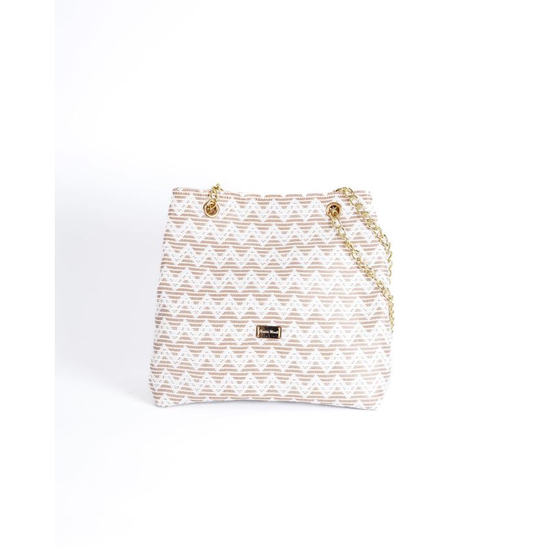 CLAUDIA MORELLI DISEÑOS - Bolso camelia grande zigzag