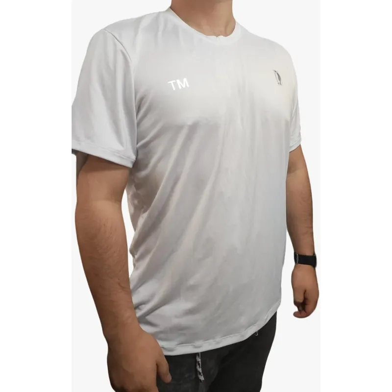 GENERICO - Camiseta Licrada Deportiva Mangas Cortas Cuello Redondo Gym