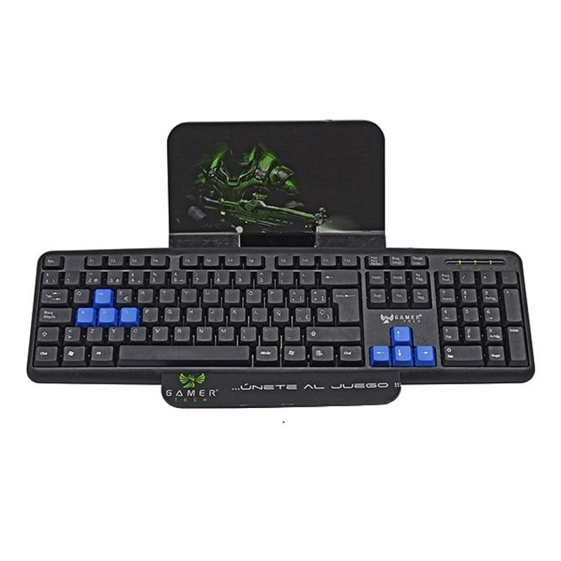GENERICO - Teclado Usb Pc Gamer Teclas Multimedia Antiderrame Líquidos.