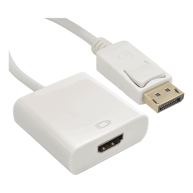 GENERICO - Cable Convertidor Displayport Macho A Hdmi Hembra Monitor Tv