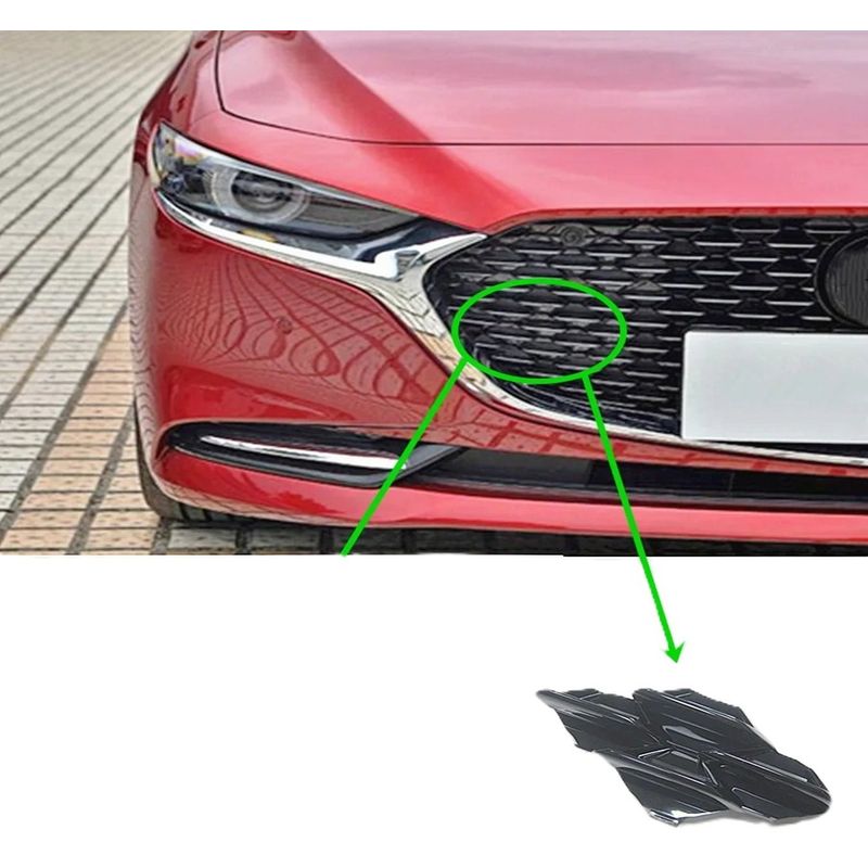 GENERICO - accesorios mazda 3 tapa rejilla bomber delantero