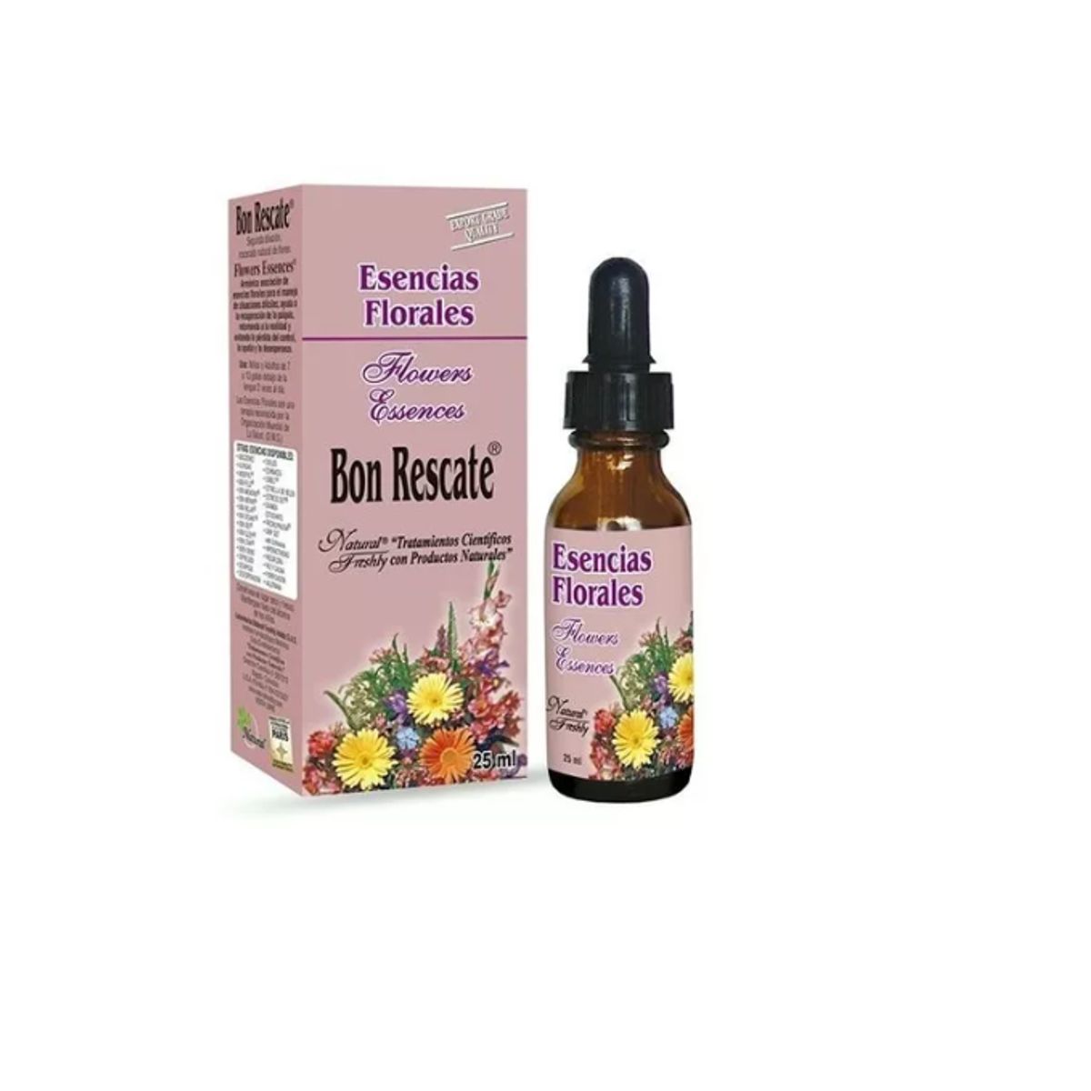 NATURAL FRESHLY - ALIMENTO/ ESENCIA BON RESCATE X 25 ML./ ESENCIAS FLORALES