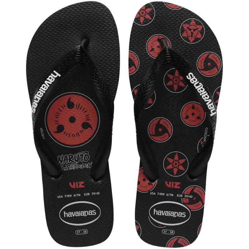 HAVAIANAS - Chanclas Sandalias Havaianas Top Naruto Hombre NEGRO