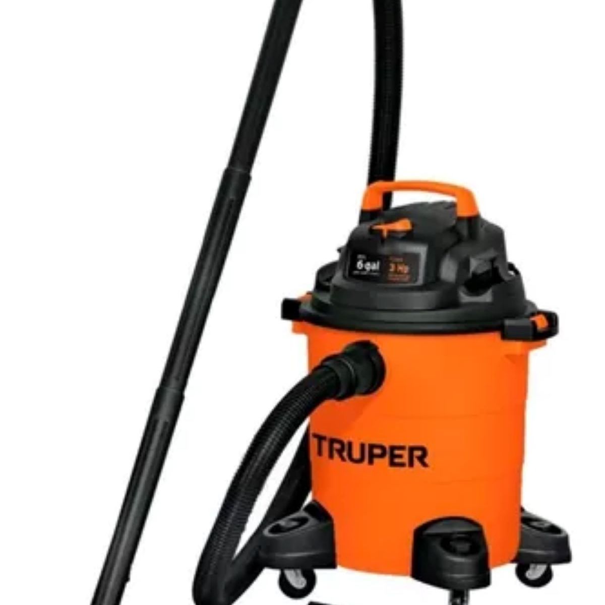 TRUPER - Aspiradora Truper Asp-06 23l Naranja Y Negra 120v