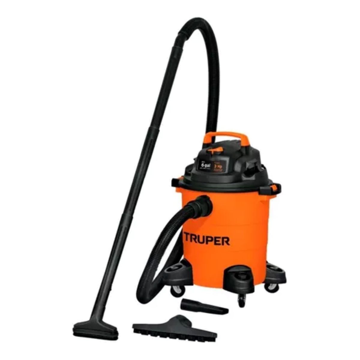 TRUPER - Aspiradora Truper Asp-06 23l Naranja Y Negra 120v