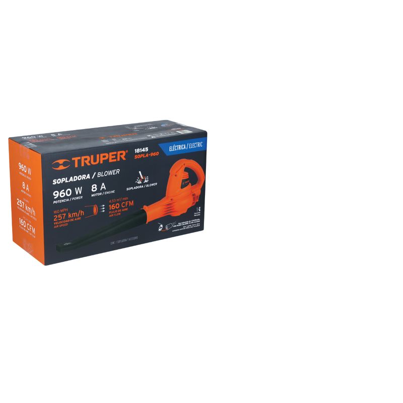 TRUPER - Sopladora Eléctrica 127 V 960 W Truper