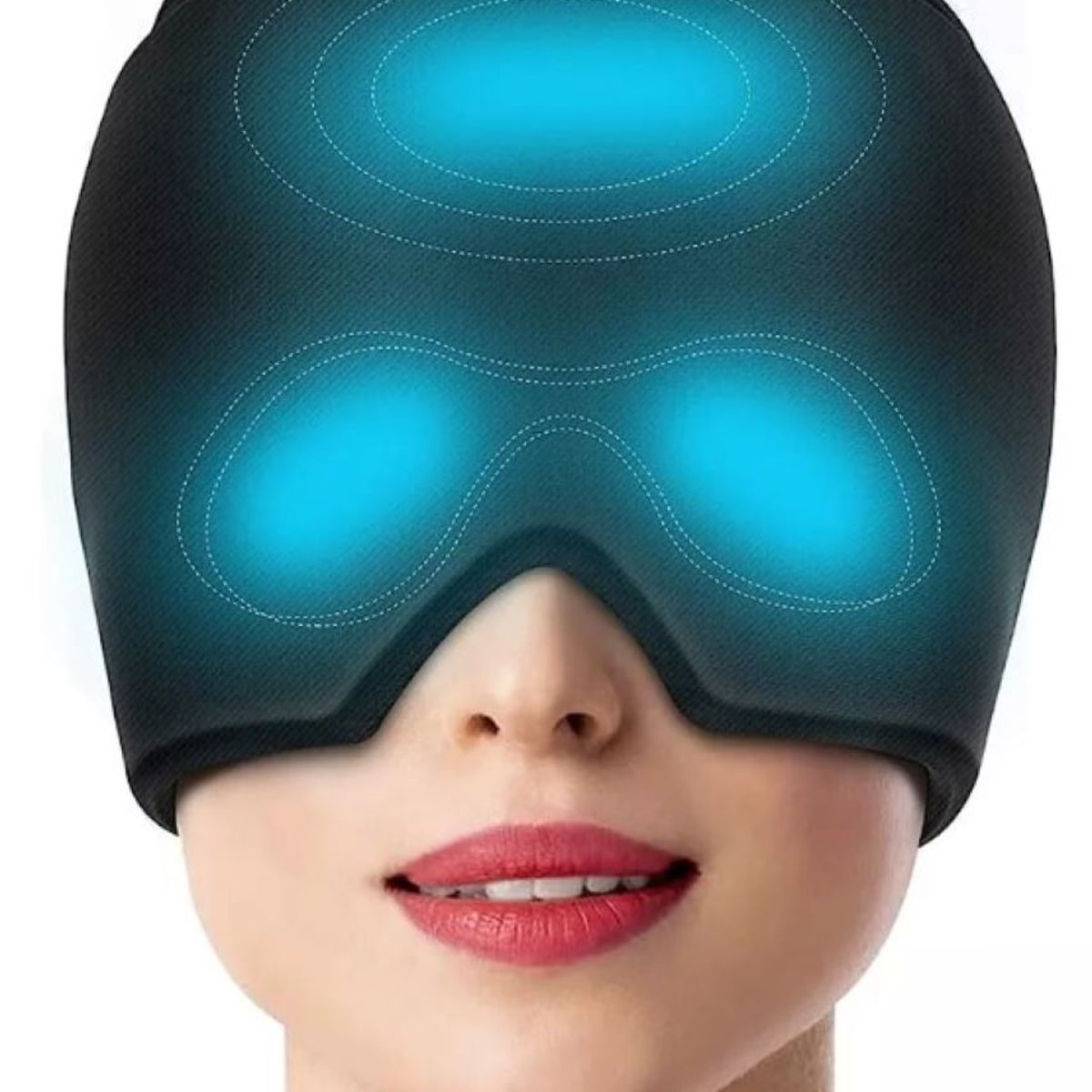 ZHOPI CO - Gorro Gel Alivio Migraña Dolor Cabeza Compresa Frio Caliente