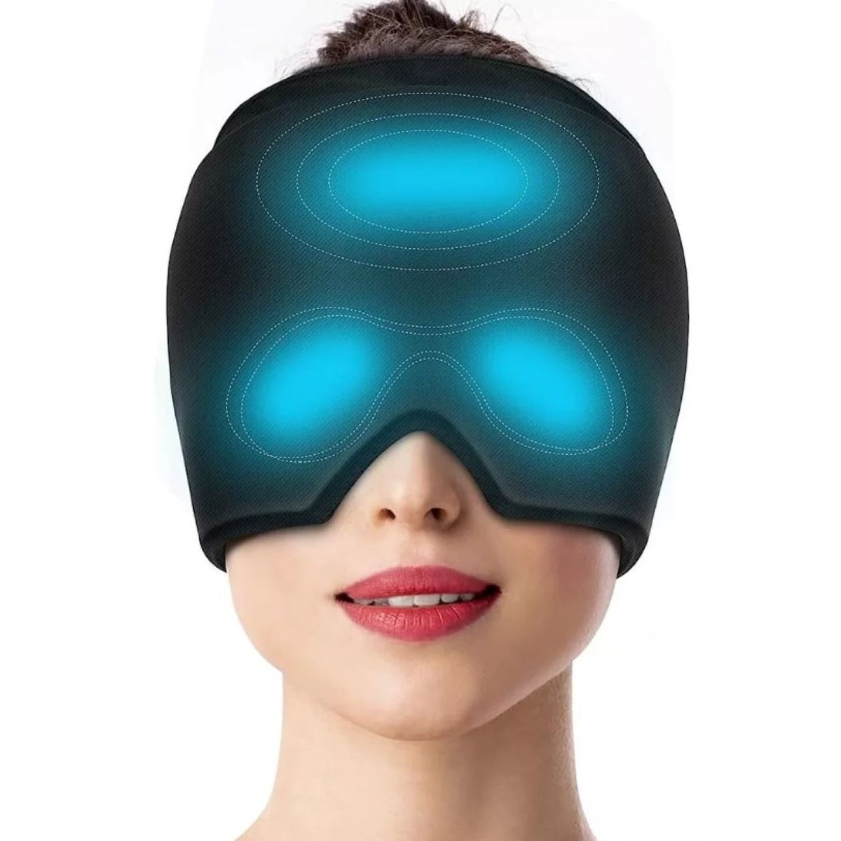 ZHOPI CO - Gorro Gel Alivio Migraña Dolor Cabeza Compresa Frio Caliente