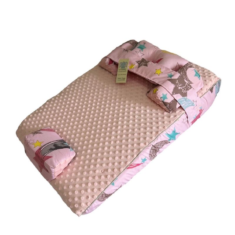 GENERICO - Colchoneta Cojin Antireflujo 75x50cms + Almohada Para Bebe