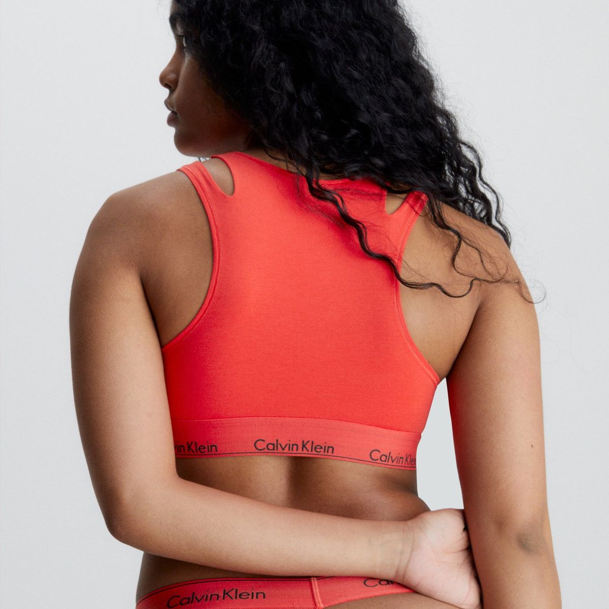 CALVIN KLEIN - Top Rojo - Ck Deconstructed Para Mujer Calvin Klein
