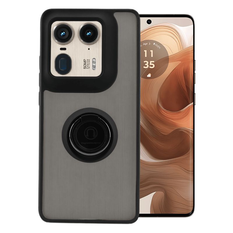 GENERICO - Funda Estuche Anti Golpes Mate Compatible Motorola Edge 50 Ultra Negro