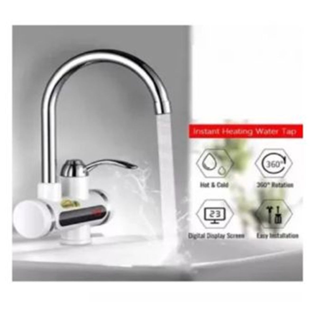 GENERICO - Llave Grifo Calentador de Agua Eléctrico Calentador De Agua