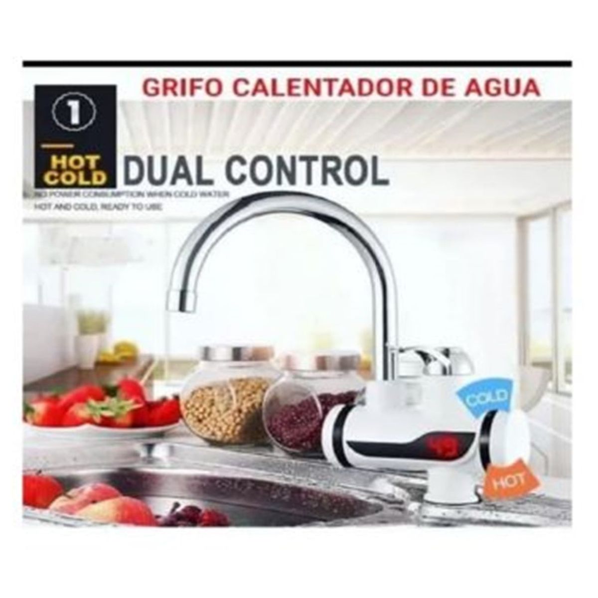 GENERICO - Llave Grifo Calentador de Agua Eléctrico Calentador De Agua