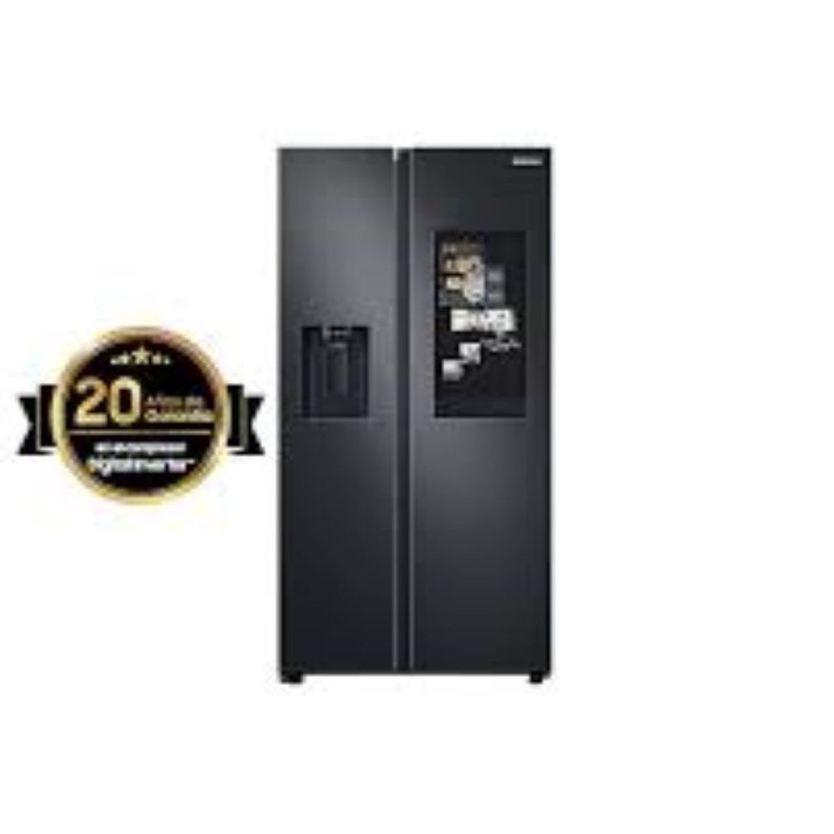SAMSUNG - Nevecón SAMSUNG Family Hub Side by Side 758 Litros RS27T5561B1/CO Grafito