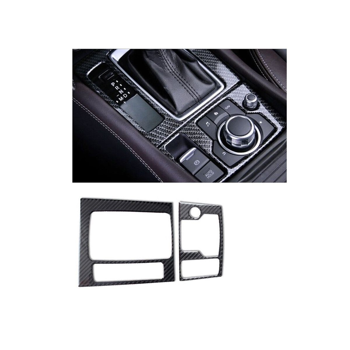 GENERICO - accesorios mazda 3 cubierta control multimedia base palanca