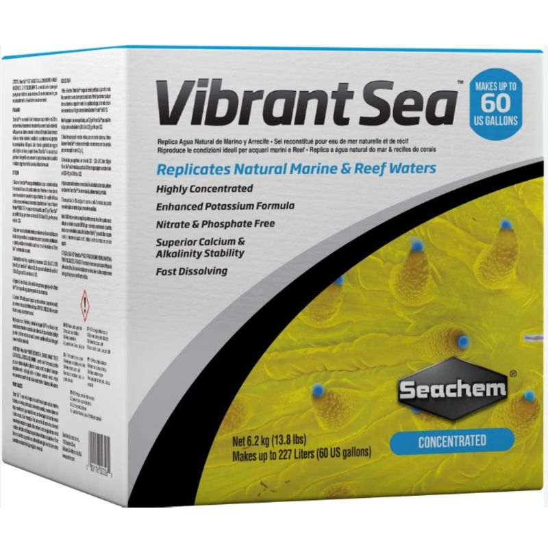 SEACHEM - Seachem Vibrant Sea Sal Acuarios Marinos Arrecifes 625kg