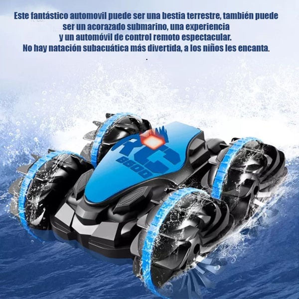 GENERICO - CARRO CONTROL REMOTO MINI ANFIBIO SENSOR